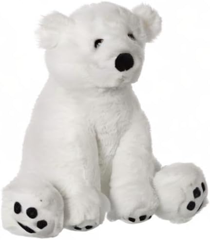 12 Inches Apricot Lamb Toys Plush White Polar Bear Stuffed Animal Soft Cuddly Perfect for Child Medium