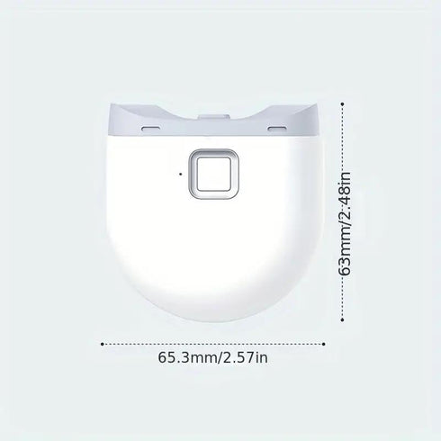 U ANNPER Trimmer Automatic Electric Nail Clipper with Nail Scraps Storage USB Rechargeable Safety Fingernail