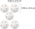10Pcs White Rattle Balls Inserts for Rattle Box Repair, Noise Maker Insert for Dolls and Plush Rings