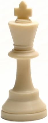 WE Games Replacement Tournament Staunton Chess Piece, Light King