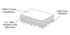 100% 52"L 28"W 13.5" American Baby Company Natural Cotton Percale Ruffled Crib Skirt, White, x +