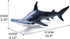 Gemini & Genius Great White Shark Hammerhead Shark Toy Set - 10 Inches Ocean Model Educational Figures