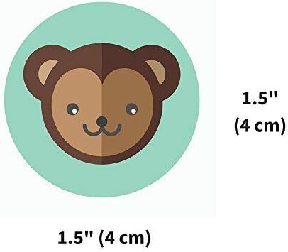 Farm Animal Stickers for Kids, 1.5" - 20 Sheets, 200 Total Stickers