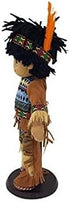 14" DF14~ Kinnex Collections Native American Indian Plush Rag Doll - (Brown-Atul&Aruna)