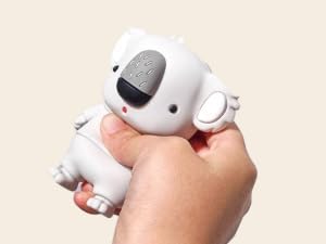 FAMILIDOO Koala Teething Toy for Babies, Soft Silicone Teether for Sore Gums, Easy to Hold, Infant Teething Relief