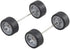 1 Pair Alloy Wheels Rims Tires Set 1:64 Scale, Rubber Tires for Model Alloy and Accessories, Wheels and Tires