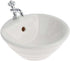 Dollhouse Bathroom Sink, 1:12 Miniature Resin Ceramic Round Wash Basin Model for Dollhouse Supplies