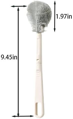Tyxzle Silicone Bottle Brush, Cup Brush. Detachable Brush Head Handle, Perfect for Cleaning Bottles and Cups