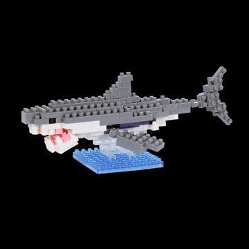 DAISO Great White Shark Petit Block from Japan