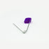 OsoCozy 100 Packs 100 2.2 Inches Cloth Diaper Nappy Pins - Stainless Steel Safety Pins with Locking Plastic Heads.