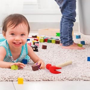 Hammer Hammers Wooden Toys Simulation Maintenance Tools Educational Toys for Kids Birthday Party Games Supplies (Red)