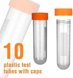 Primary Science Jumbo Test Tubes with Stand, Set of 10 Tubes for Ages 3+