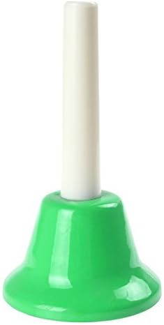 OriGlam 8 Set Note Diatonic Metal Hand Bells Musical Instrument for Musical Percussion Instrument