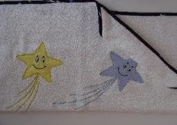 Little Fern SS06001T Starry Night Hooded Towel