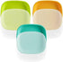 Re-Play Toddler Plates - 22 Oz. Deep-Walled Flat Kids Plates with 3