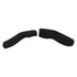 2Pcs Baby Stroller Armrest Cover, Removable Zipper Crossbar Elastic Protector Sleeve, Black