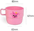 PINKFONG Family Plastic Cups with Handle - 3P Set, 230ml, 3pcs