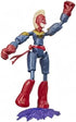 6-Inch Avengers Marvel Bend and Flex Action Figure Toy, Flexible Captain Marvel Figure with Blast Accessory for Kids