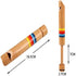 Tovip 2Pcs Wood Train Whistles Toy - Cultivate Hands-on Skills, Creativity, and Locomotive Sound for Music Gifts