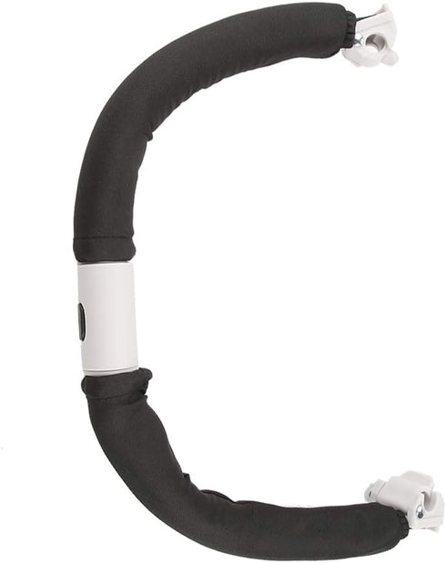 Baby Stroller Bumper Bar, Armrest Handle, Crossbar Accessories for Baby Carriage (Black)