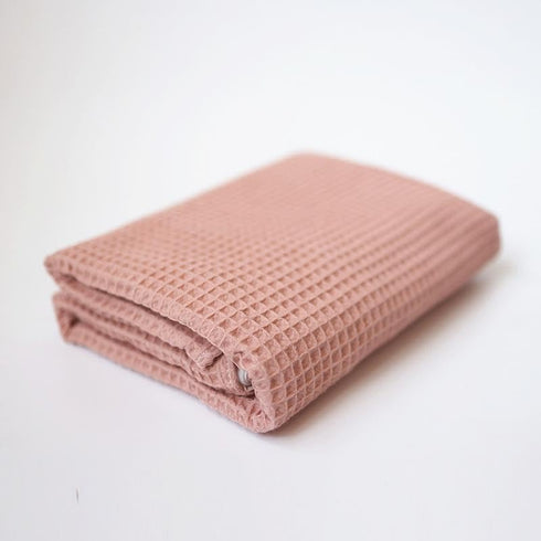 Soft & Cozy Baby Waffle Blanket Nursery Blankets for Boys Girls Swaddle Neutral Lightweight Baby and Toddler Throw Blanket(Dusty Pink) by L.W. Clothing Company