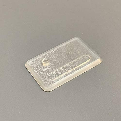 EBCO 50 Pieces Plastic Action Figure Stand Base for 3.75inch GI Joe Figure Toy, Clear Display Stand Tool, Transparent