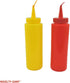 NOVELTY GIANT WWW.NOVELTYGIANT.COM Ketchup & Mustard Fake Novelty Squirt Bottles, Plastic