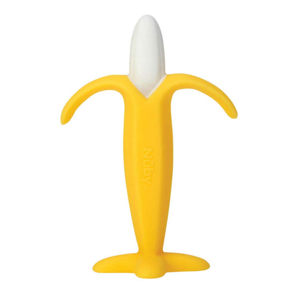 Nuby Soothing Banana Teether, Yellow, 5 Inch (Pack of 1)