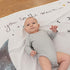 1-12 47x47 Pondering Pine Organic Baby Monthly Milestone Blanket Boy - Love You to The Moon and Back Blanket for Boys