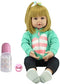 iCradle Lovely Reborn Baby Doll Girl 18 inch 45 cm Soft Body