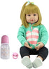 iCradle Lovely Reborn Baby Doll Girl 18 inch 45 cm Soft Body
