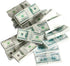 1:12 Dollhouse Miniature Scene Model Mini 150 Pieces Dollar Bills Set (Multicolored)