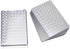 EAY Playing Cards Waterproof Plastic Poker Cards Luxury Sliver Foil Diamond Color Standard Size 52+2 Poker (Sliver)
