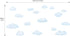 DECOWALL DS9-1702 Clouds Kids Wall Decals, Peel and Stick Removable Wall Stickers for Kids Nursery Bedroom Living Room