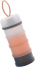 tomvorks Portable 4 Layer Baby Formula Dispenser with Carry Handle for Travel and