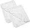 Laughing Giraffe Blank Sublimation Baby Receiving Blanket White 2 Pack (30"X 40"