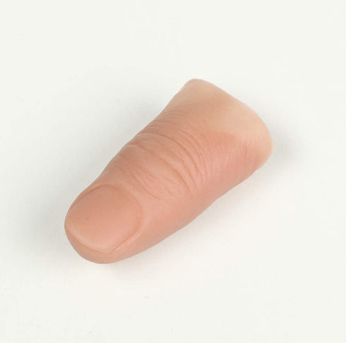 Zittop 2 Pack Disappearing Silk Fake Thumb Tip Magic Trick Gimmick, Red, Small 2" or 50mm