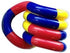Set 3 TANGLE of Jr. Original Fidget Toy (Carnival,Blue,Tropical)