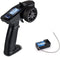Turbo Racing P32 91803G-C, 2.4G 4CH RC Remote and Receiver Controller, Waterproof Radio Transmitter for RC Car