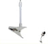 NVRTTRR 1/4 (10in) Universal Threaded Hole Baby Monitor Mount Bracket, Adjustable Gooseneck Arm Holder with Clip Baby