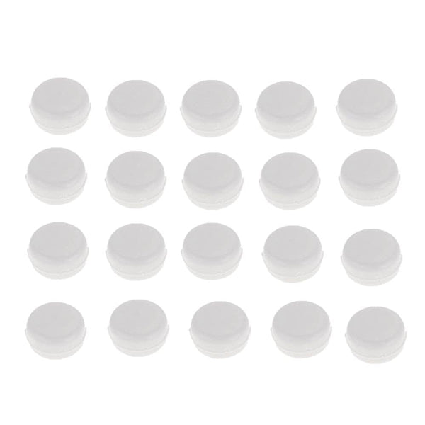 20 Pcs White Rattle Box Noise Maker Insert Squeaker Plastic Ring Box for Baby Rattle Accessories