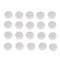 20 Pcs White Rattle Box Noise Maker Insert Squeaker Plastic Ring Box for Baby Rattle Accessories