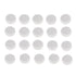 20 Pcs White Rattle Box Noise Maker Insert Squeaker Plastic Ring Box for Baby Rattle Accessories