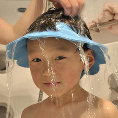 BaoST 1Pc Soft Baby Bath Visor Safe Shampoo Shower Bathing Protection Bath Cap Shower Cap Hat Hair Wash Eye Ear