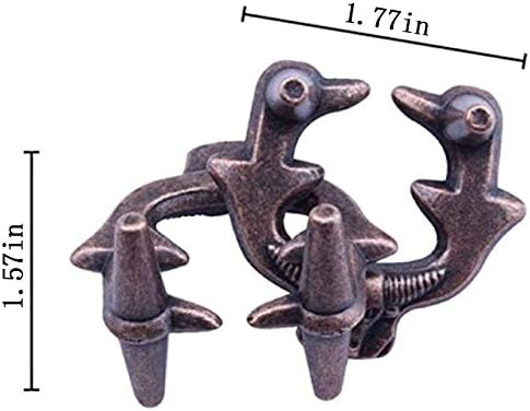 Metal Hole Lock Brain Teaser Puzzle for Adults - Jigsaw IQ Puzzle Educational Toy (Ferrous)