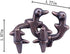 Metal Hole Lock Brain Teaser Puzzle for Adults - Jigsaw IQ Puzzle Educational Toy (Ferrous)