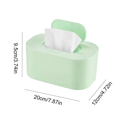 CTDWNT Portable Baby Wipe Warmer, Large Capacity Moist Wipe Dispenser with LED Display, Quiet & Even Heating, Diaper