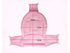 Breathable Mesh Newborn Baby Bath Mat, Adjustable Non-Slip Bath Seat Pad for Bathtub for 0-18 Months (Style 3-Pink)