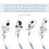 FlexxiCam Universal Baby Monitor Holder with Velcro Strap Flexible Baby Camera Mount Shelf No Drilling