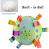 Inchant Baby Balls Soft Plush Rattle Comforter Toy for Kids, Infant Early Educational Plush Tag Baby Ball